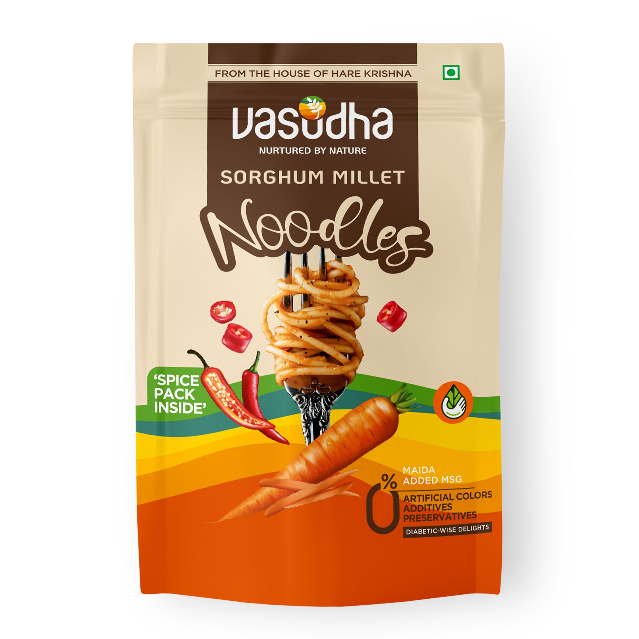 Vasudha Sorghum Millet Noodles - Rich & Nutty Flavor, High in Fiber & Protein, MSG-Free, Zero Maida, No Preservatives |192 gms| (B0D818ZBNB) Amazon Price History, Amazon Price Tracker