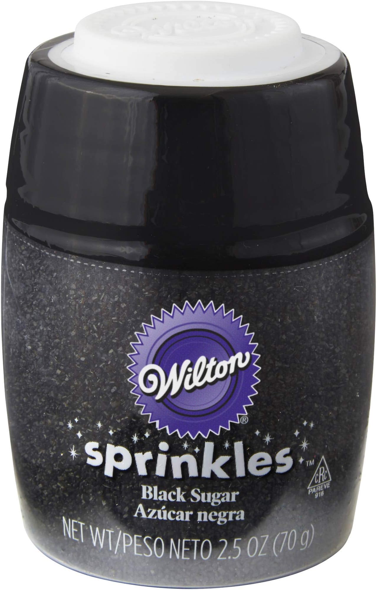 Black sprinkle sugar