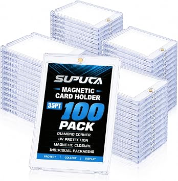 100ct Magnetic Card Holder, 35PT One Touch Card Holder