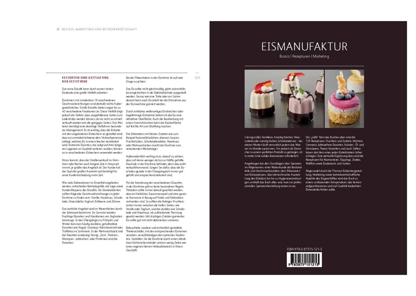 Eismanufaktur: Basics, Rezepturen, Marketing