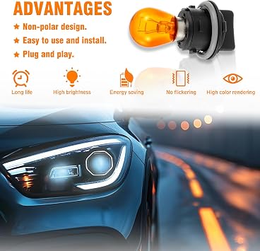 92166-3K000 Front Turn Signal Lamp Socket with Bulb