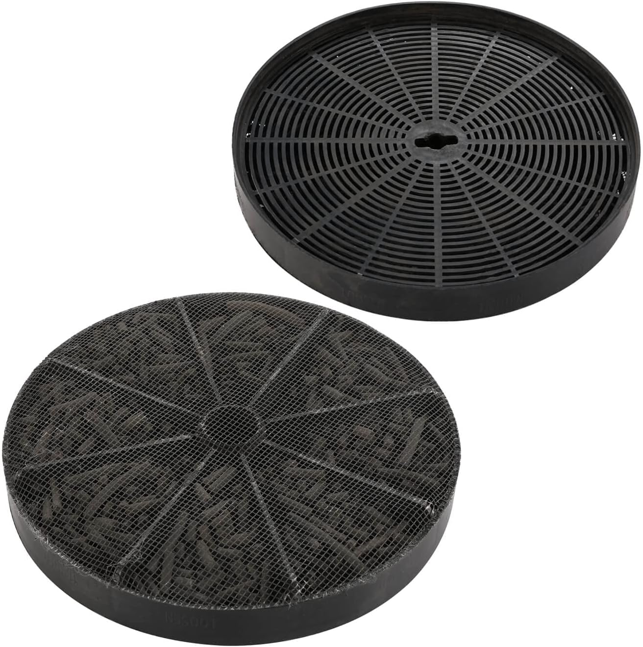 YYCF06 Carbon/Charcoal Filters (set of 2) for Ductless/Ventless Option Easy Installation and Replacement for Insert Range Hoods F0652
