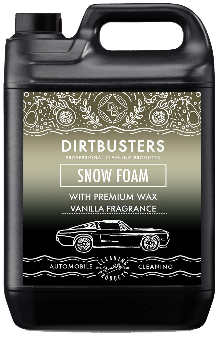 Dirtbusters vanilla snow foam non caustic shampoo cleaner with high