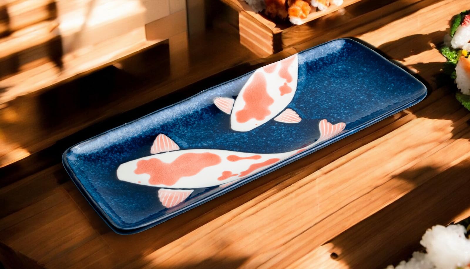 Koi-Bowls- ASIATICA | Ramen Bowl porseleinen kommen, verschillende maten | Hoogwaardige Aziatische kom voor rijst, noedels, tapas, udon, muesli, soepen - Made in Japan (Kom 21 cm | H9 cm