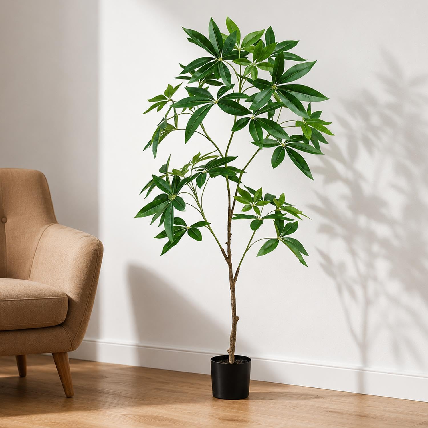 Artificial Money Tree Pachira Realistic Faux Plant