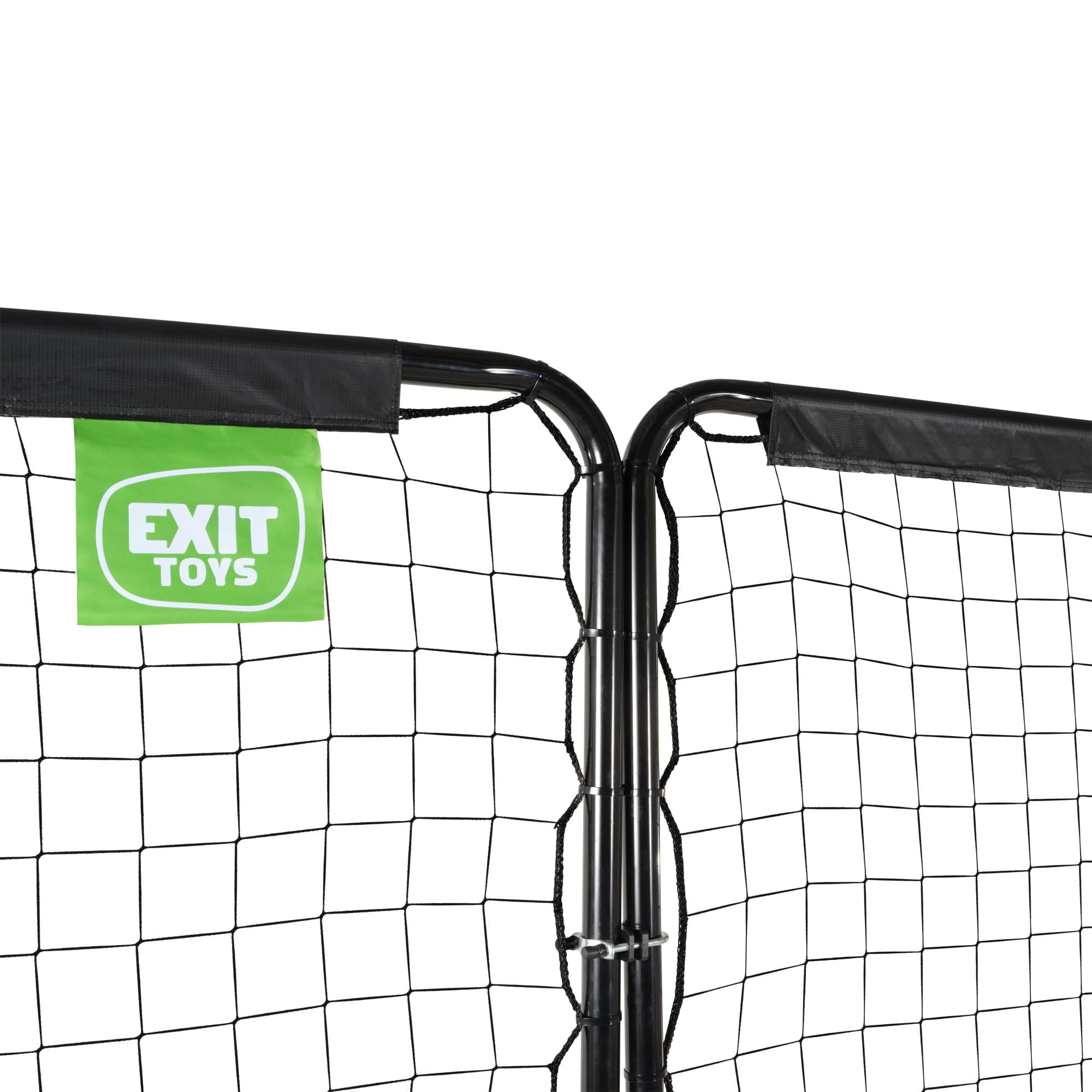 Exit Ballfangnetzanlage Backstop | Leichter Auf- und Abbau | inkl. Heringen und Bodenanker | galvanisierter, pulverbeschichteter Rahmen | für jeden Wetter