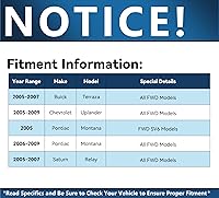 Vista 244 de Detroit Axle - Kit de suspensión delantera de 10 piezas para Chevrolet Trailblazer GMC Envoy 2004-2007 2005 2006 Soportes de brazo de control