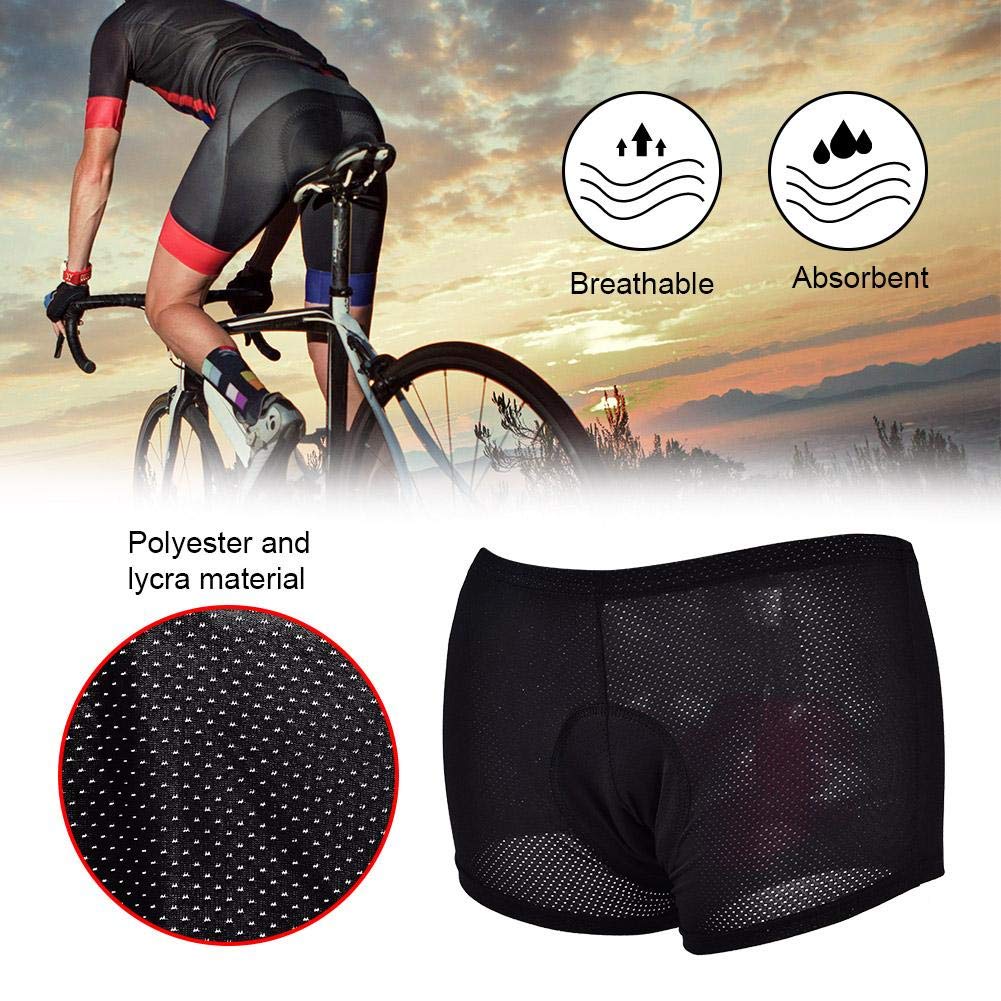 Bielizna rowerowa, Unisex Outdoor Cycling Underwear 3D wyściełane spodenki rowerowe do jazdy na rowerze (M)