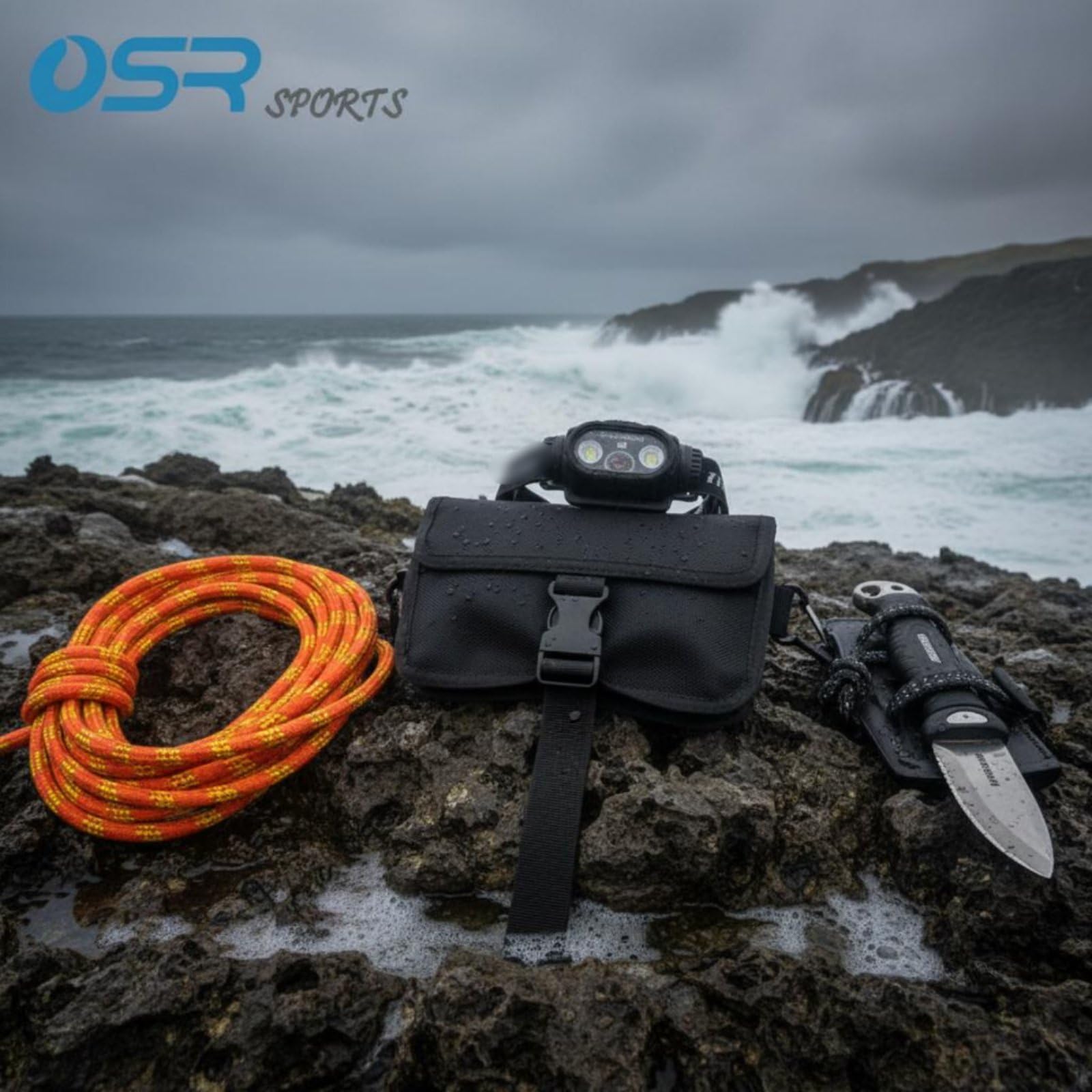 Rete per Detriti Marini Borsa a Rete per Immersione Sacca da Raccolta Ripiegabile in Nylon con Chiusura E Cinghia Regolabile Adatta per Snorkeling Pulizia Marina Campeggi Mare