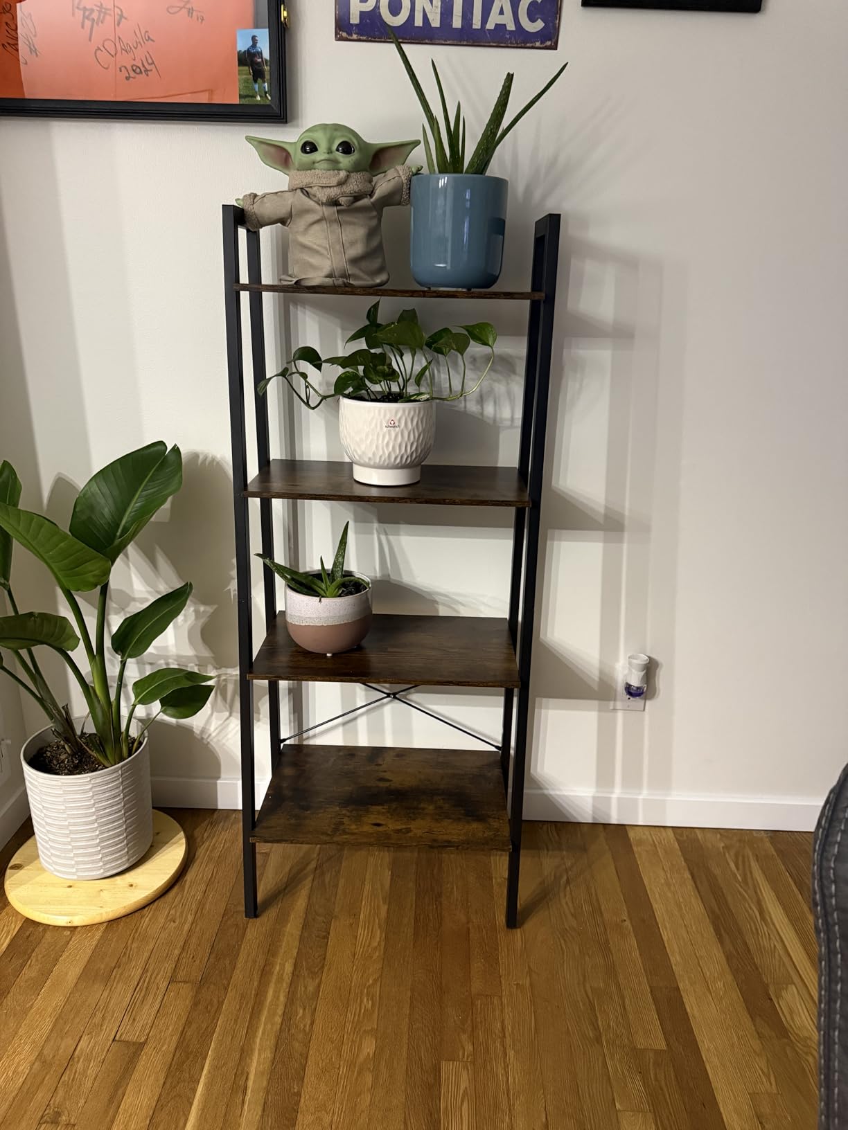 VASAGLE 4-Tier Ladder Shelf customer photo