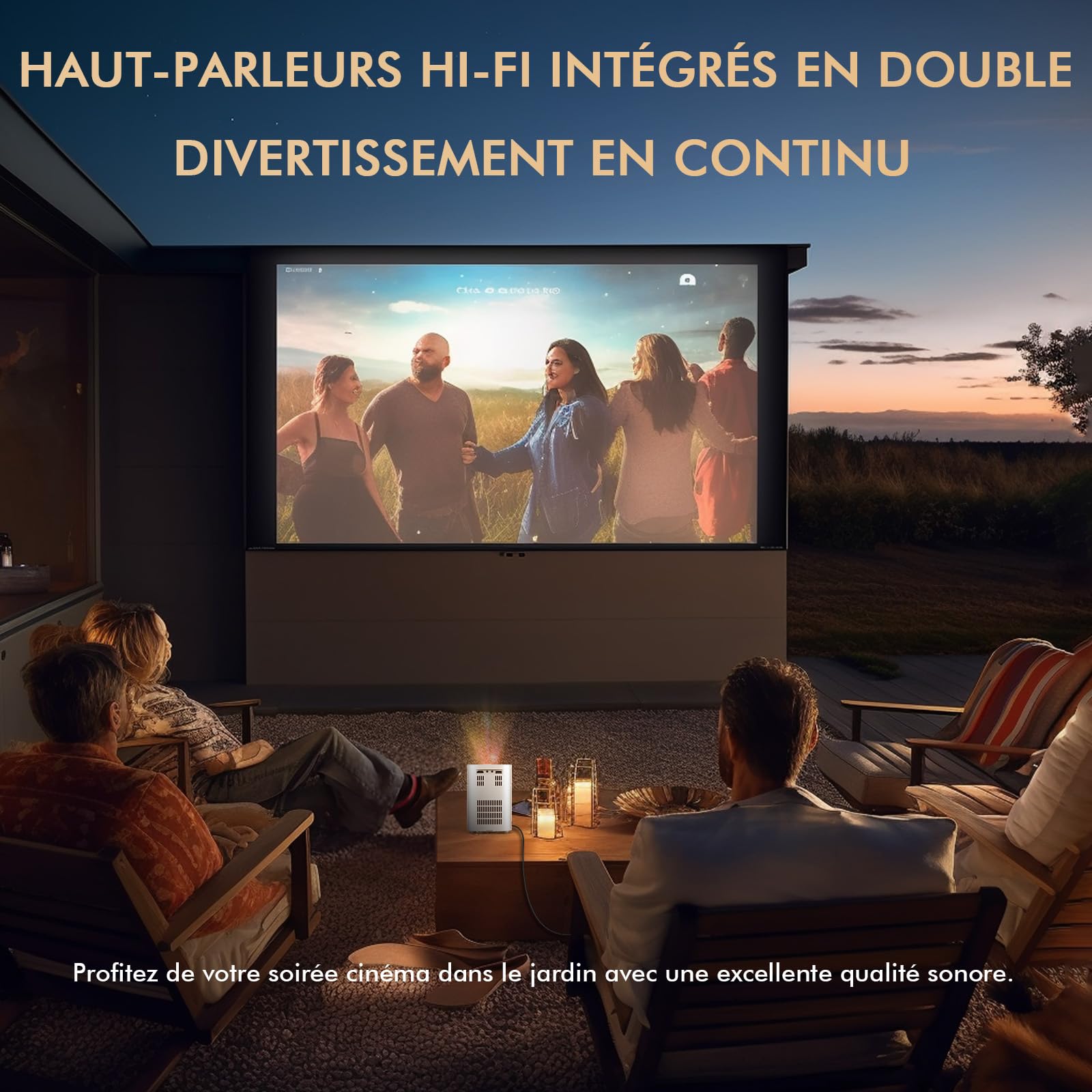 Vidéoprojecteur 4K WiFi Bluetooth Puissant Pour Home Cinéma. - Test Et Avis