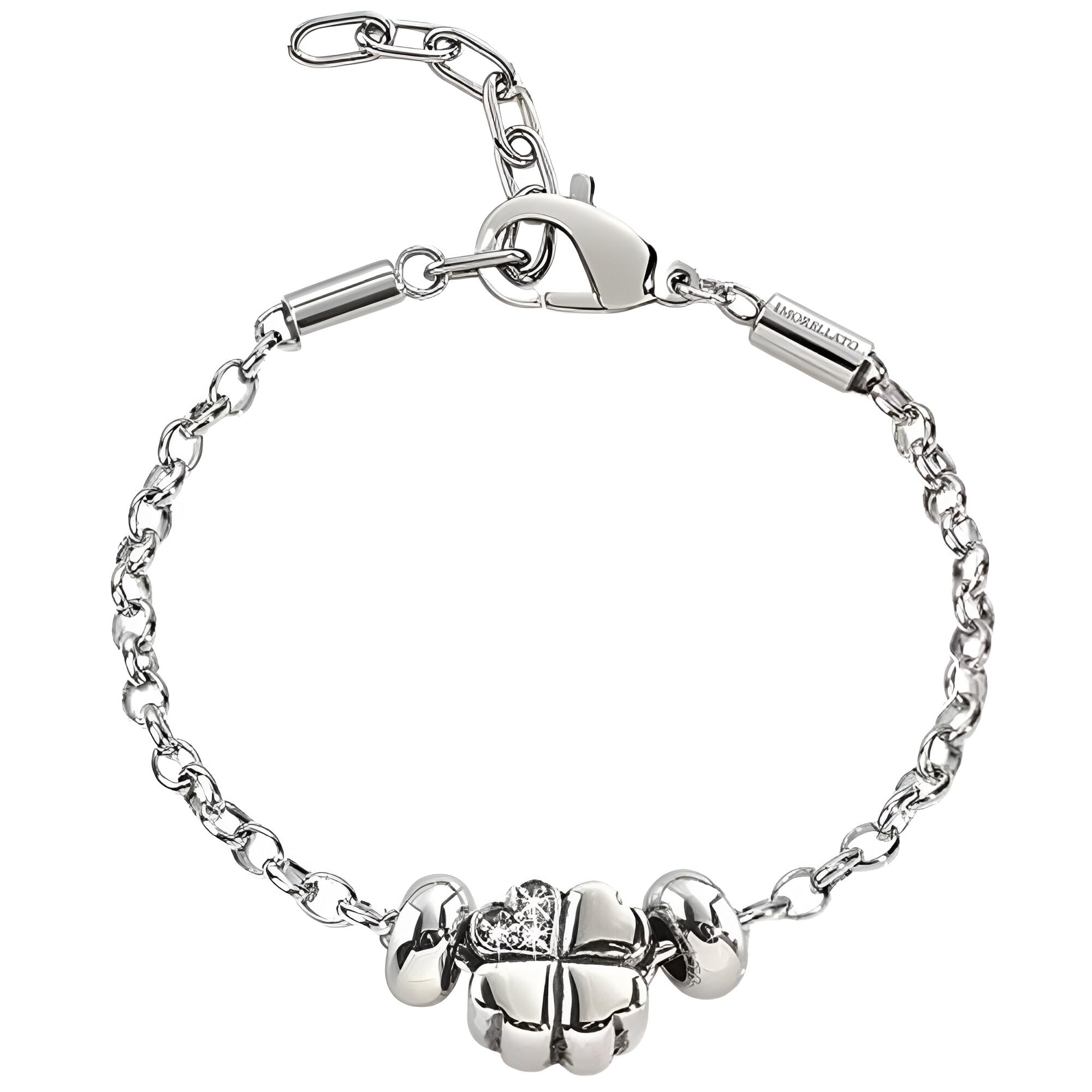 MORELLATO Bracciale Bangle Donna SAJE05 – Acciaio Inox Con Cristalli Unicorno E Stella – Regolabile 3 Misure – Scatola Originale