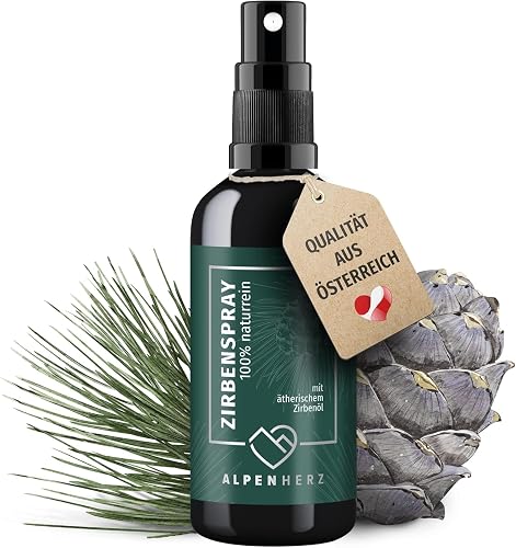Alpenherz Zirbenspray - 30 ml naturrein mit ätherischem Zirbenöl