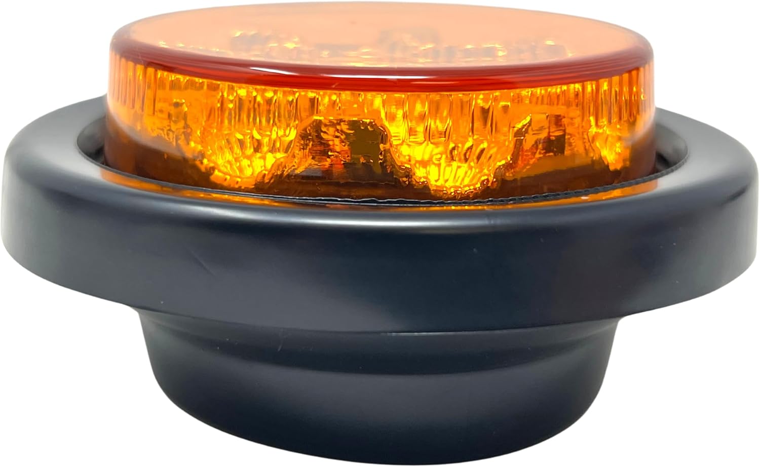 10x 2.5 Round Amber Led Clearance Side Marker Lights Kit 13 Diodes Light Grommet Wire Pigtail Truck Trailer Rv Flush Mount Waterproof 12V Sealed, 2.5 Round Led Marker Lights
