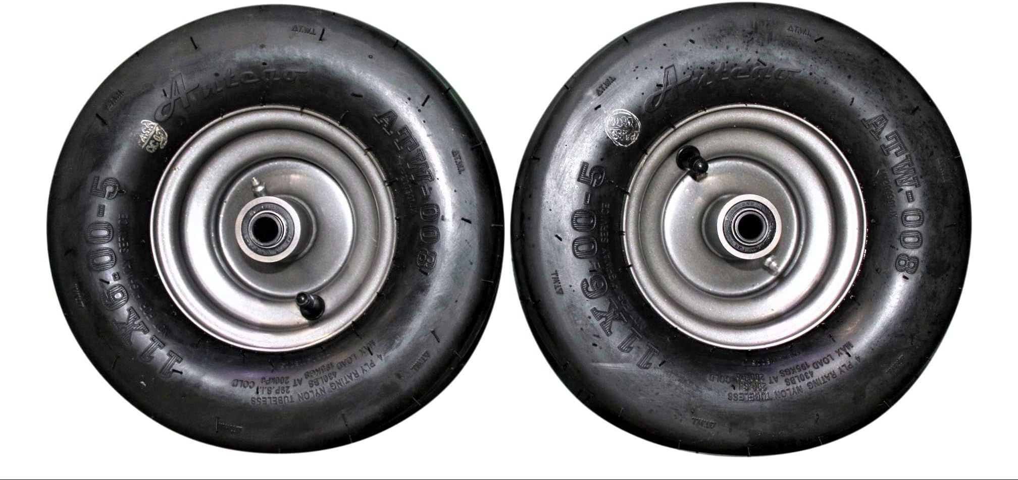 Set Of 2) Ariens 07101238 13x4.10-6 Tire Wheel Assy With Non-directional Snowblower - Foto 5