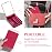 BS-MALL Travel Makeup Brush Set Foundation Powder Concealers Eye Shadows Makeup Set with LED light Mirror 14 Pcs (HotPink)