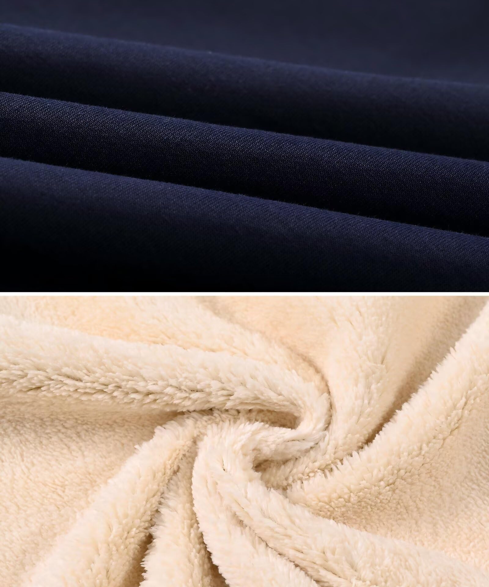Felpa Uomo con Zip Giacca Invernale Sherpa