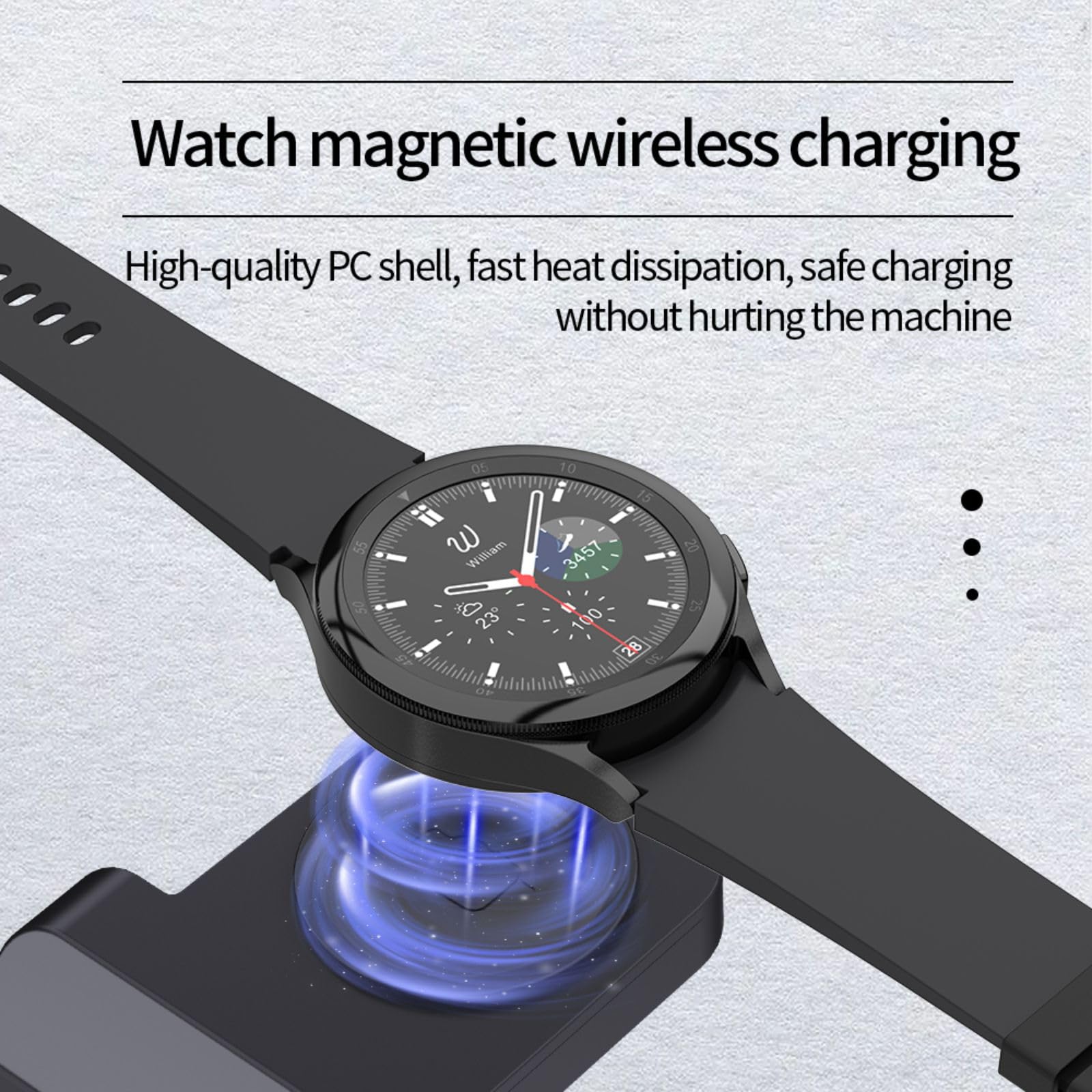 Stacja szybkiego ładowania 3 w 1 do smartfonów Samsung Galaxy, zegarków i słuchawek dousznych, bardzo szybka ładowarka USB C do Samsung Galaxy S25/S24/S23/S22/21/20/Note 20/10, Galaxy Watch Ultra 8/7
