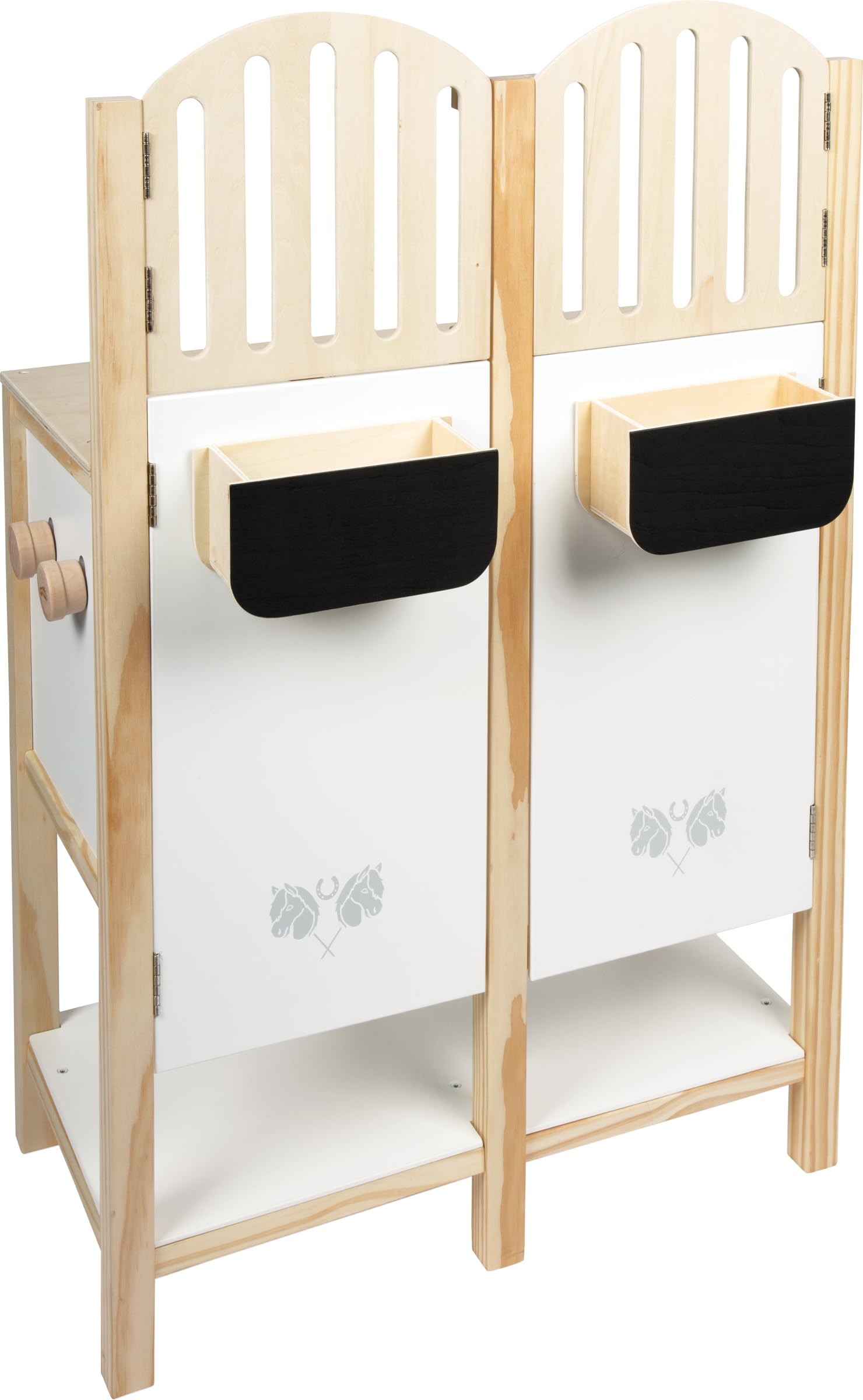 Small Foot Establo para Caballos Hobby, en Madera para Dos Caballos Hobby niños a Partir de 3 años, 12795