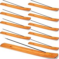 Vista 1 de Handmade Wooden Incense Stick Holder Wood Incense Burner Ash Holder Trays for Sticks Home Utilities Accessories and Buddha Hall(24 Pieces)