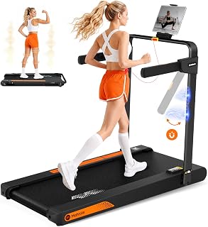 Mahrole Walking Pad with Vibration Plate and Handle Bar,Foldable Treadmill | Walking Vibration Pad,4 in 1,Under Desk Treadmill for Home,750W Quiet Motor,Smart APP,Foldable Hanlde Bar,Manual Incline