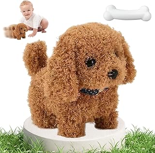 Realistic Robot Puppy, Electronic Pet Dog for Children, Interactive Dog Toy Children, Plush Running Puppy Dog, Barking Dog Toy for Boys and Girls