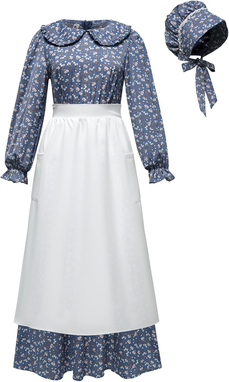 Pioneer Dress Women Prairie Colonial Costume Old Fashioned Amish Costume