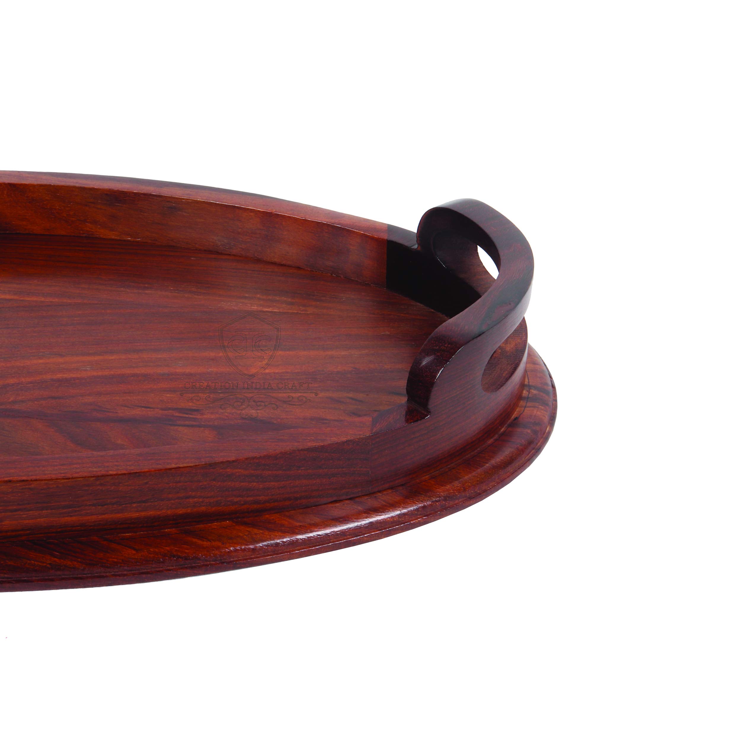 Bandejas de madera para servir, organizador de cocina, bandejas de desayuno, bandeja de bar, bandejas de desayuno para invitados, restaurante, mesa de comedor, bandeja de servir