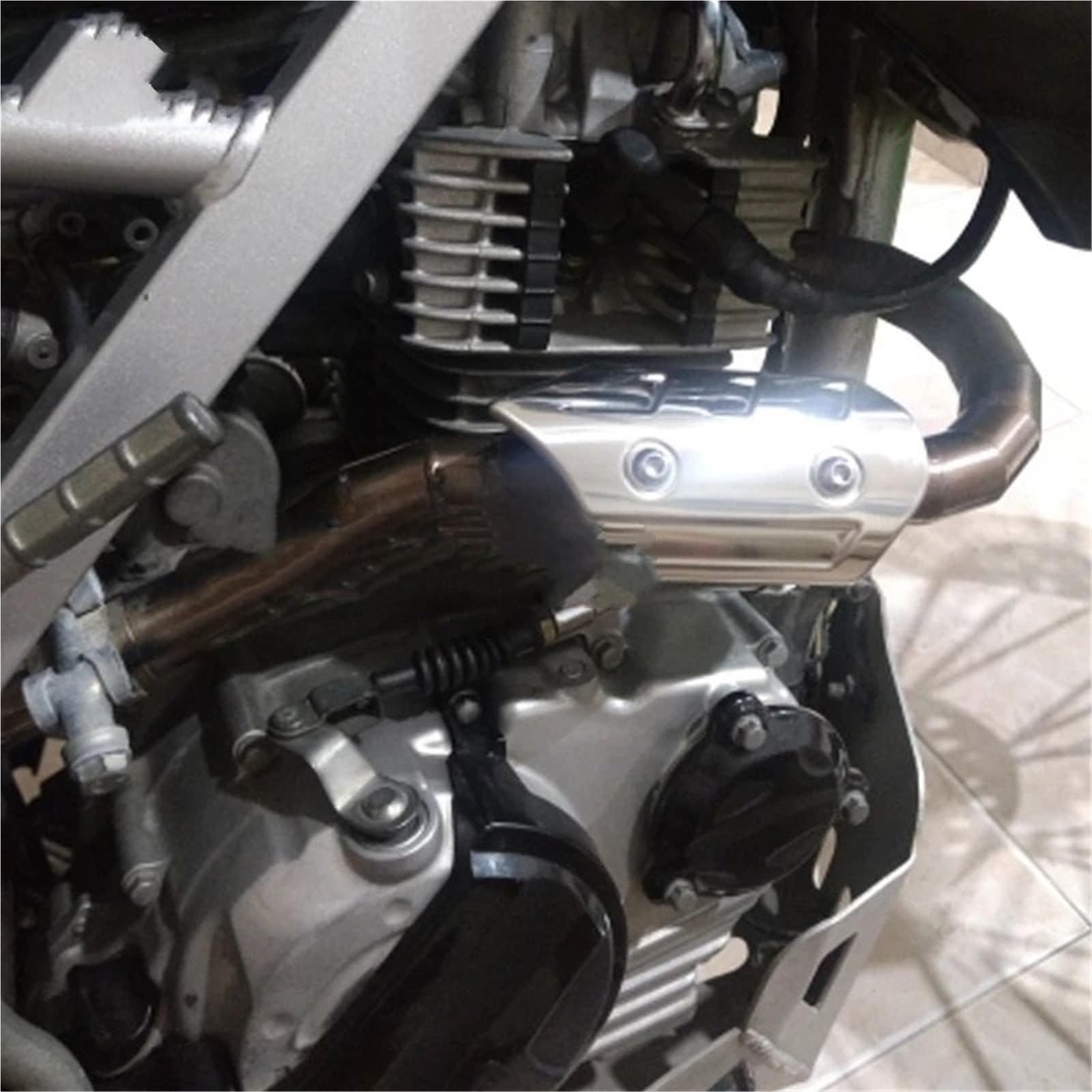 Osłona termiczna Osłona termiczna rury wydechowej motocykla, osłona z włókna węglowego, izolacja termiczna, tłumik chroniący przed oparzeniami, 3,8 mm do 4,5 mm(D)