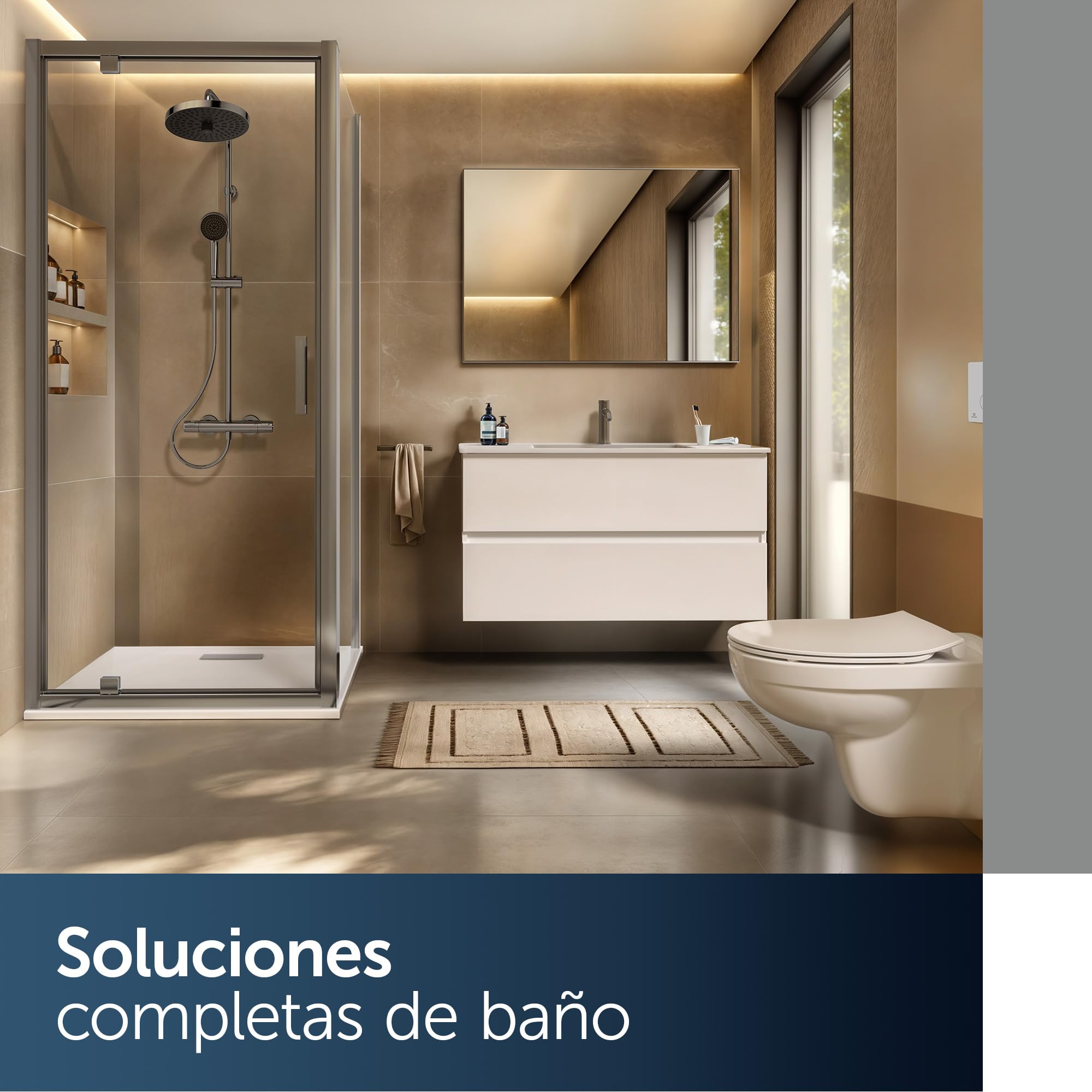 Ideal Standard Tirso Asiento de inodoro universal con mecanismo de cierre suave, extraíble de forma ovalada para una fácil limpieza, hecho de polipropileno reciclado – Blanco (365x425 mm)