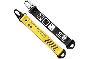 Techwear Cyberpunk Graphic Keychain Hang Tag