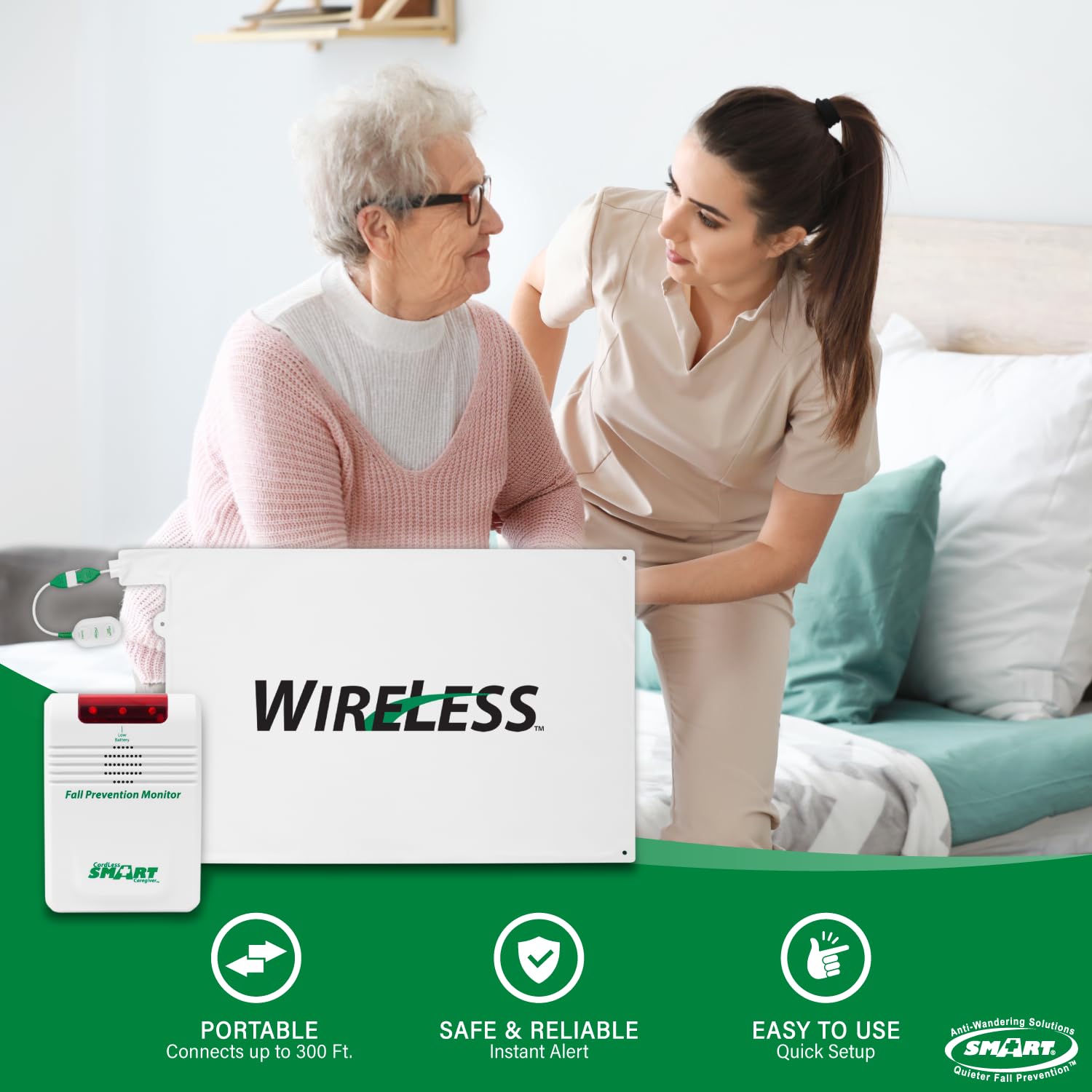 Kit de alarma de cama inalámbrico