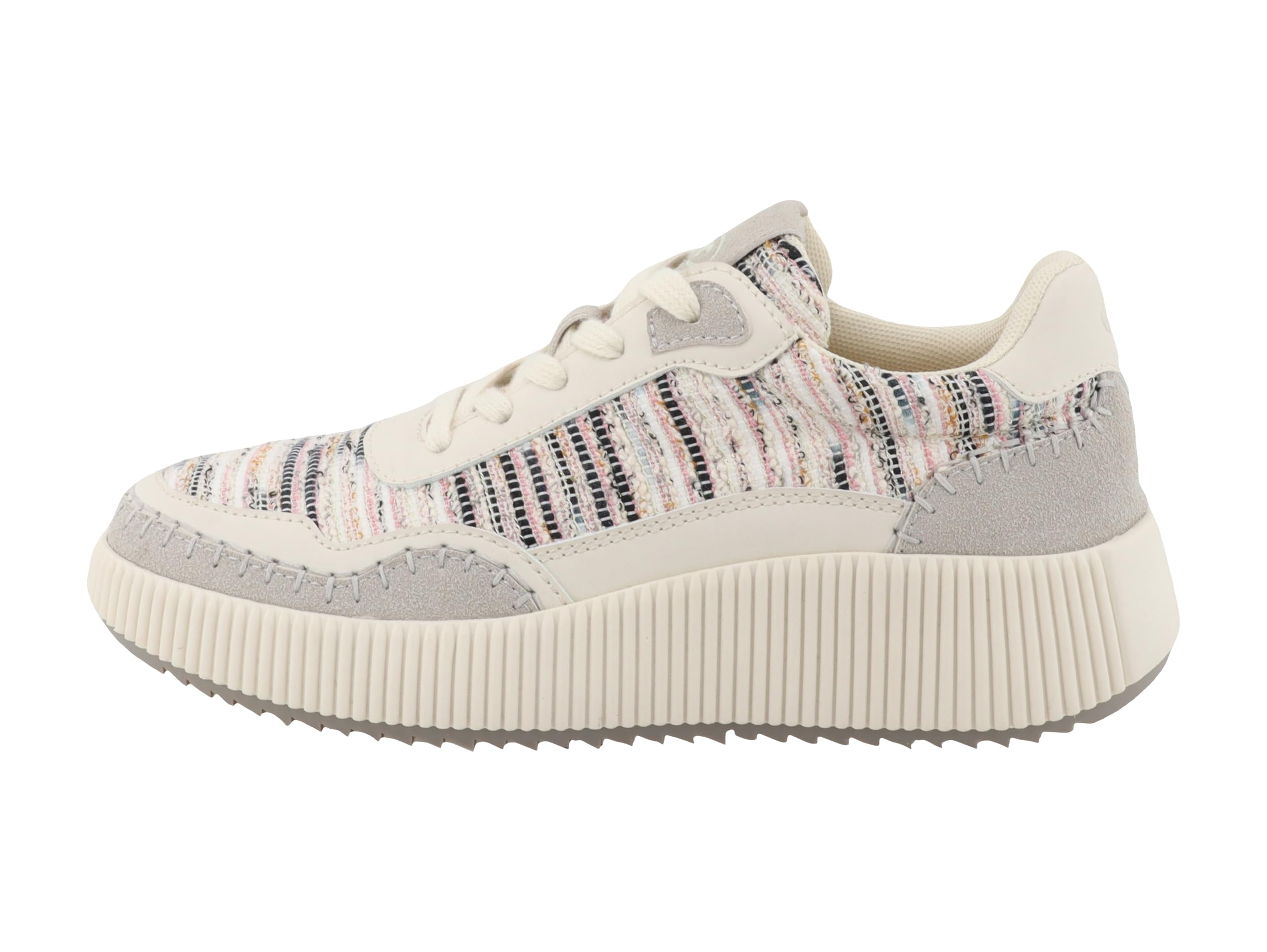 TOM TAILOR Women 7490280013 Sneaker, Offwhite Multi, 5 UK