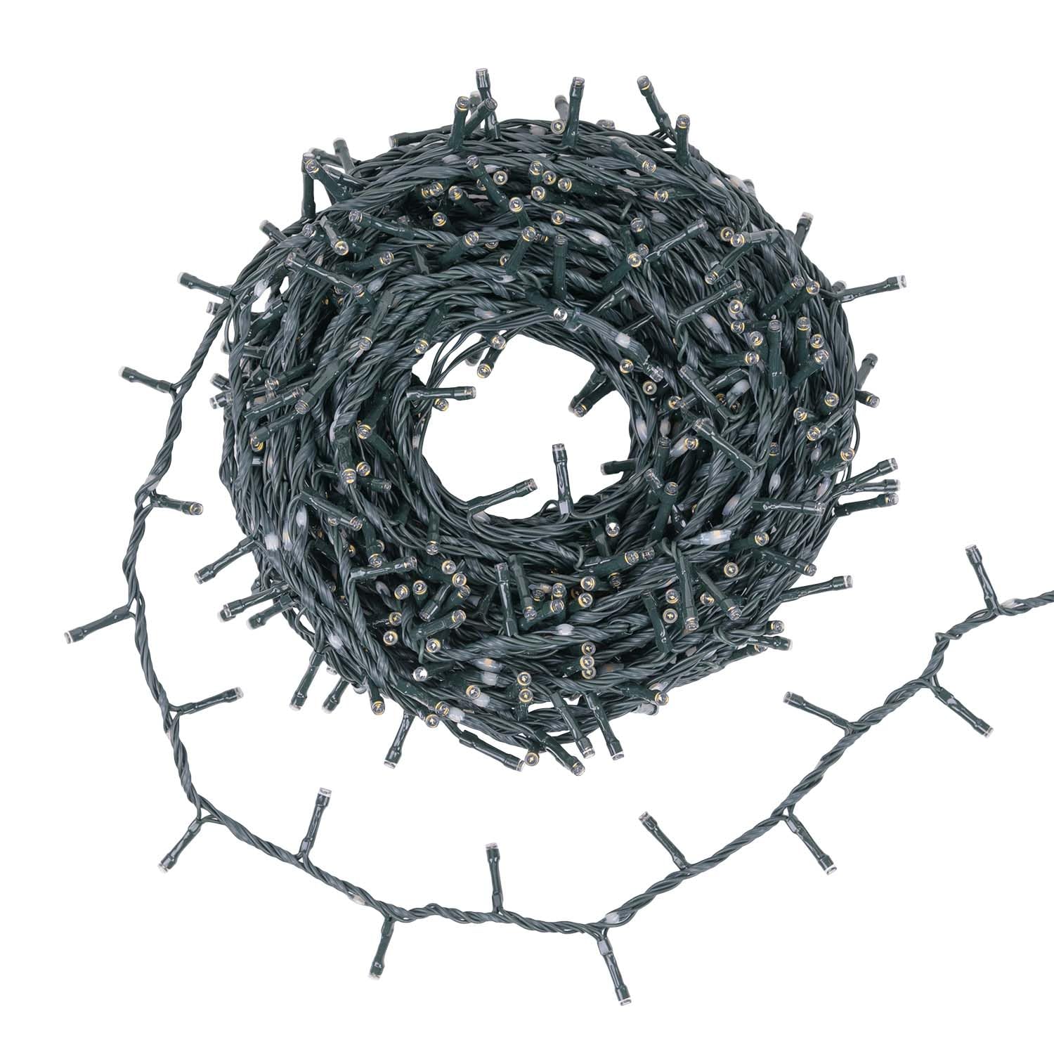 Lotti Catena Luminosa LED StarFall, 30m, 1660 LED Bianco Caldo con Timer, Illuminazione Decorativa