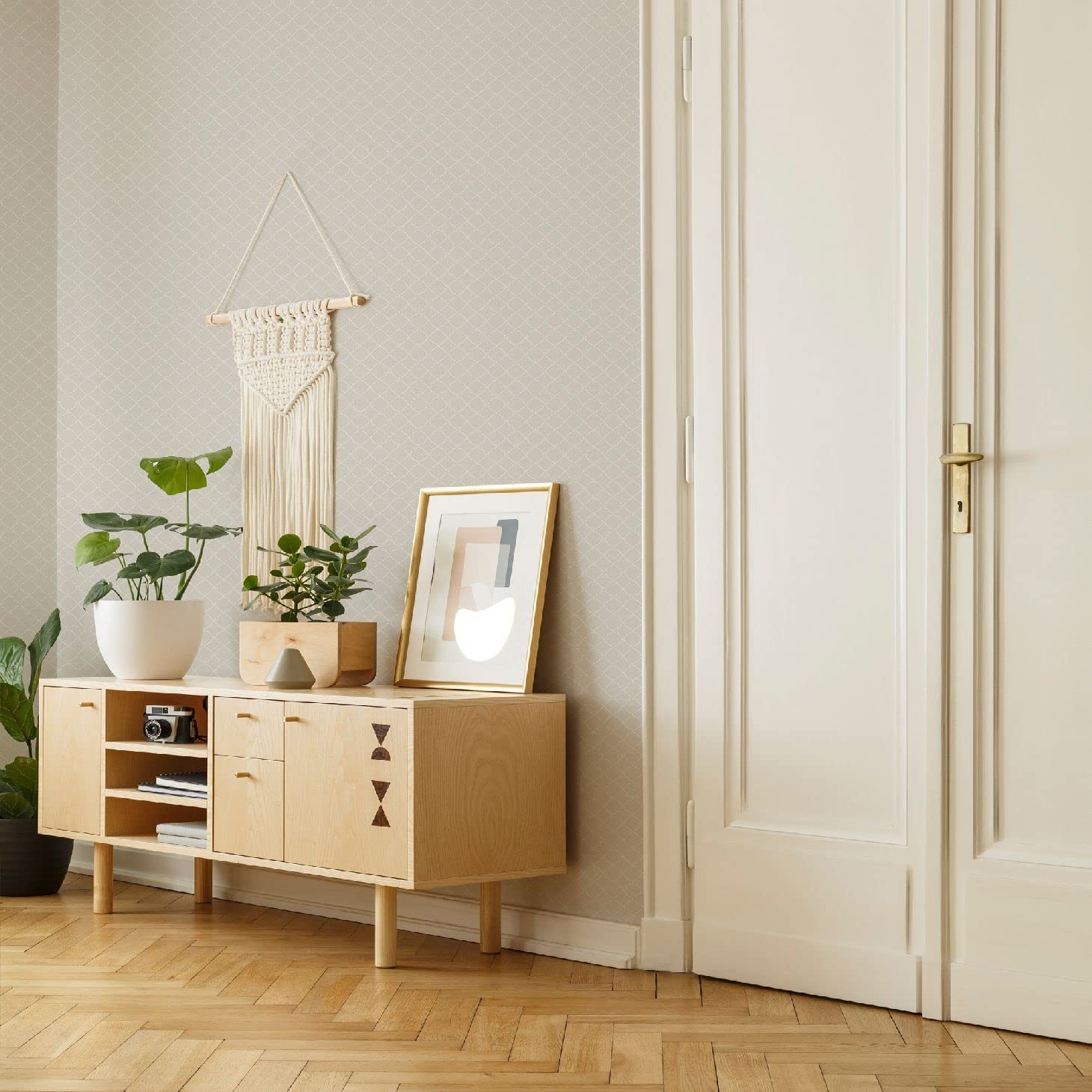 Super frescoLilibet - Neutral Wallpaper