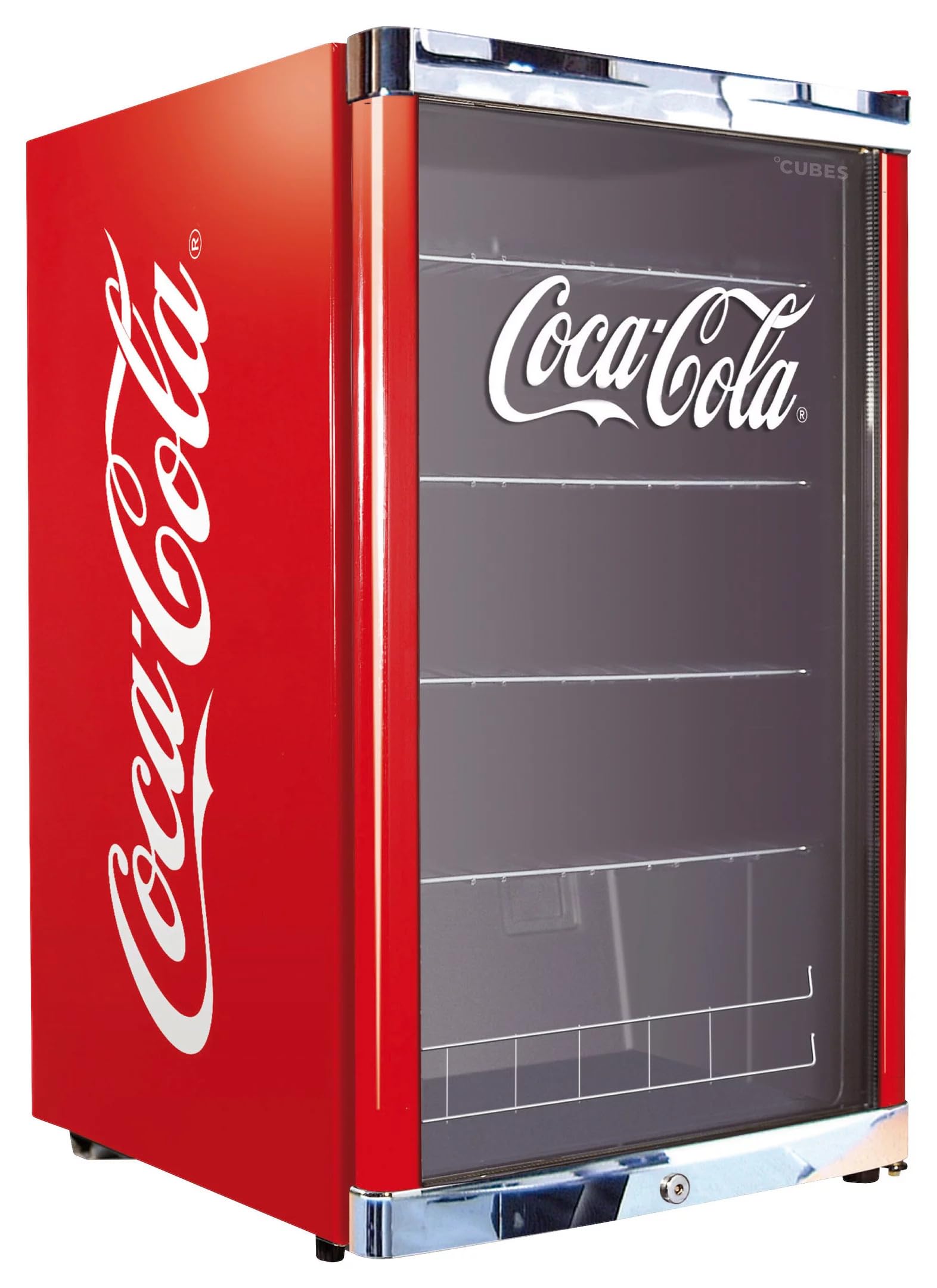 CUBES Frigorífico Coca Cola de 115 l, refrigerador grande con