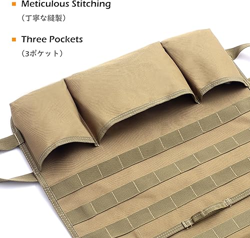 Vista 19 de TRIWONDER Bolsa de cigarrillos táctica Molle Pequeña Bolsa Militar Batería Cigarrillo Estuche EDC Utilidad Tarjetero Ranura Encendedor Mini Cigarro