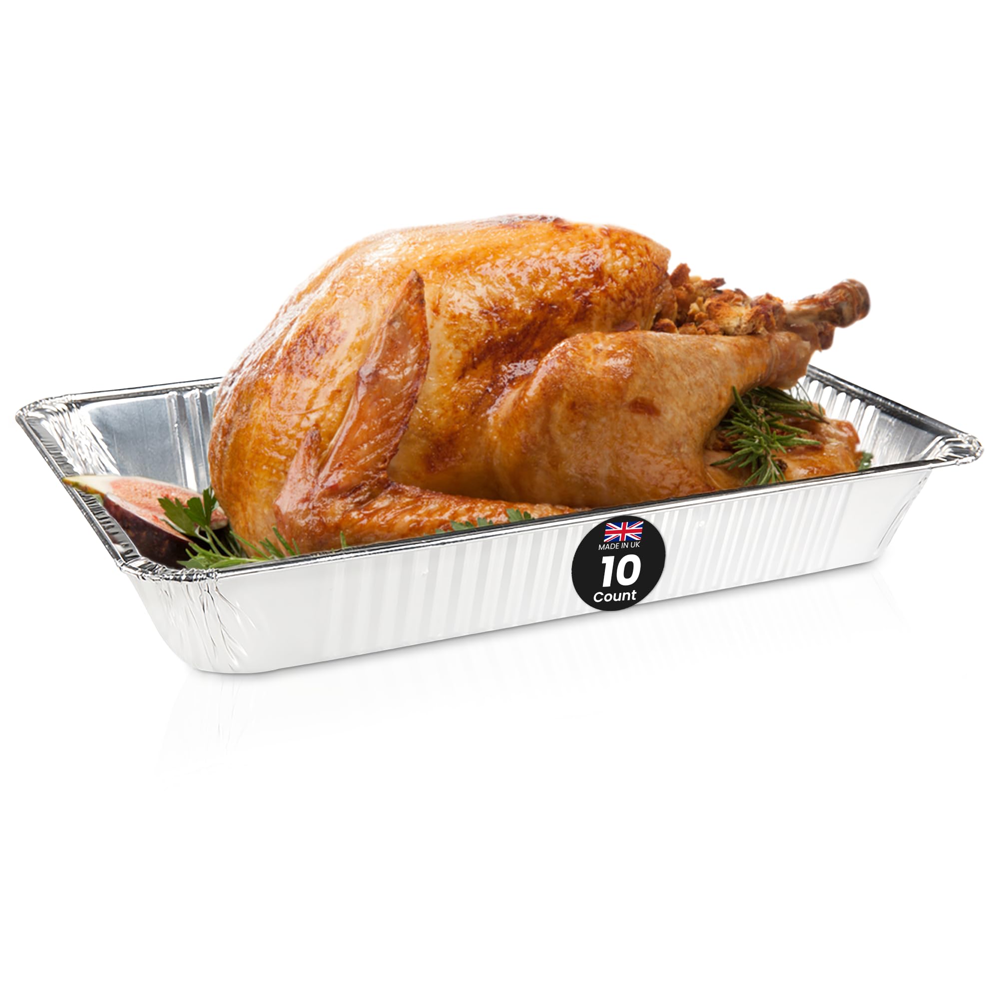 We Can Source It Ltd - Foil Container Full Gastro Shallow - Pack of 10