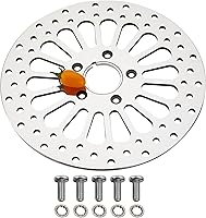 Vista 8 de Rotor de freno trasero de 11.5'' para Harley Davidson Touring Sportster Dyna y Early Super Glide Softail Gran rendimiento Disipación de calor