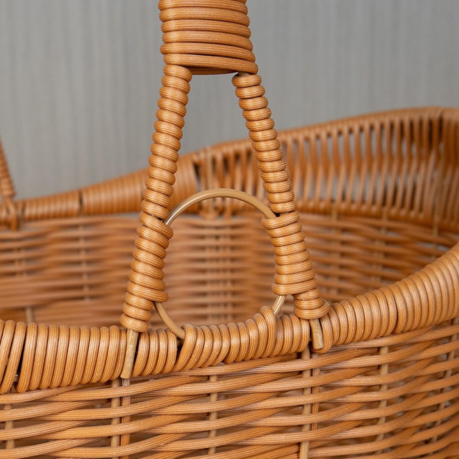 Easy to Wash Plastics Basket for Storing Fruits Vegetables