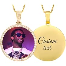 Personalized Photo Necklace with Custom Picture Pendant