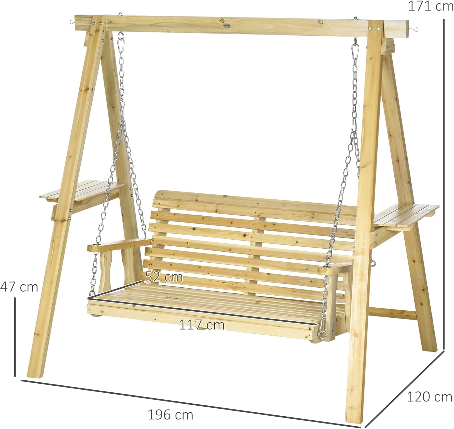 Dimensions of Outsunny Garden Swing