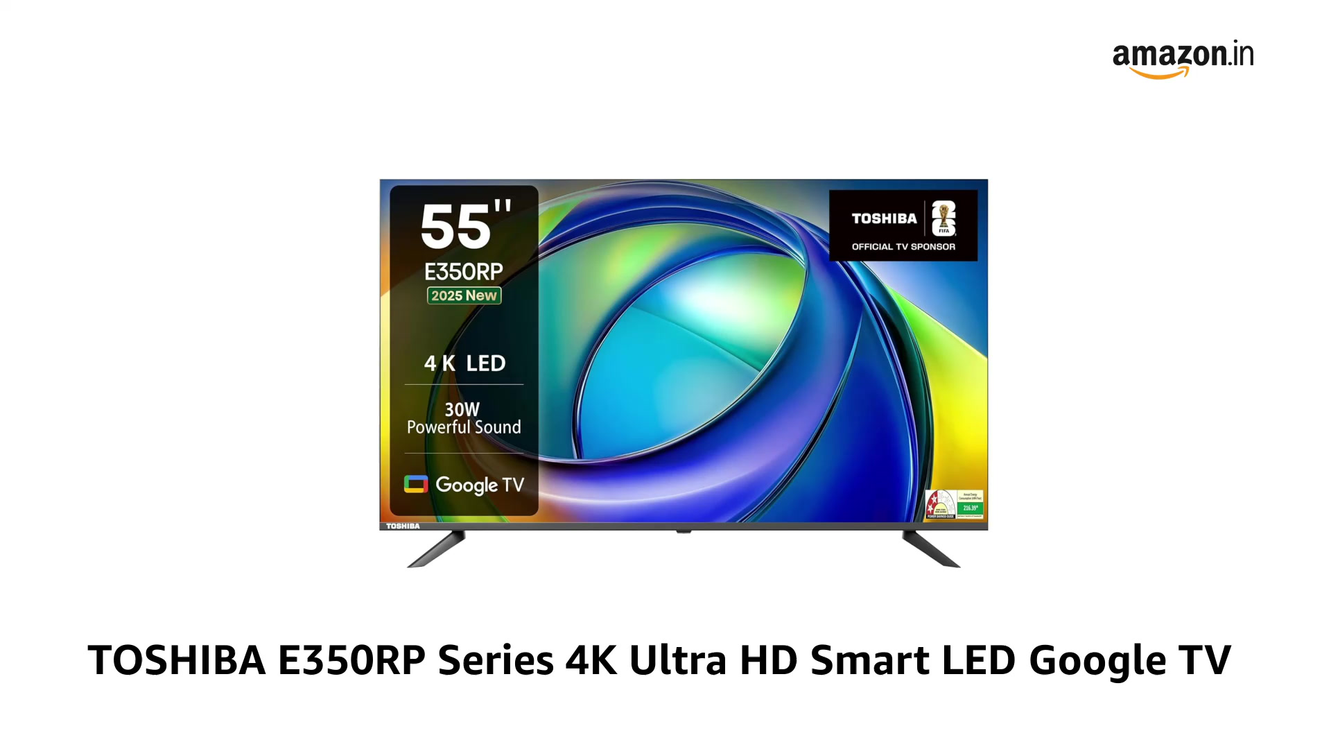 Toshiba 139 cm (55 Inches) 4K Ultra HD Smart LED Google TV | Dolby