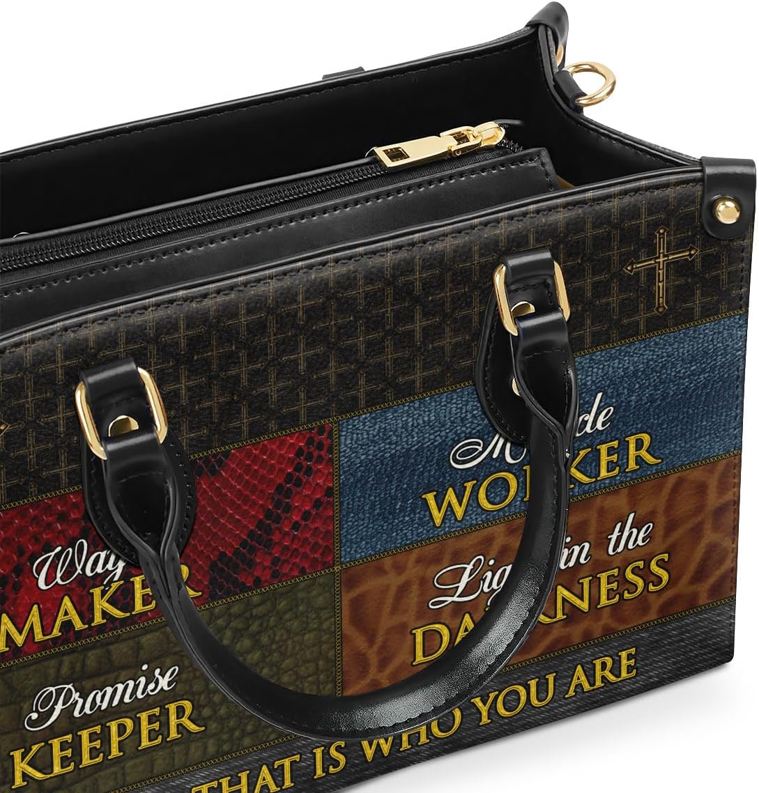 Jesuspirit Leather Handbags - Bible Bags, Religious Bag - Christian Gifts For Women - Christmas Gift For Mom, Grandma - Image 5