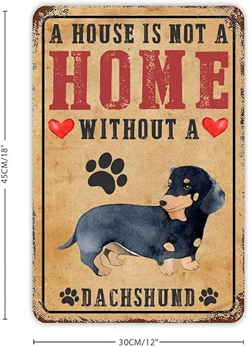 Miniatura 8 de Letrero de metal con texto en inglés A House is Not A Home Without A Dogo Argentino (A House is Not A Home Without A Dogo Argentino)