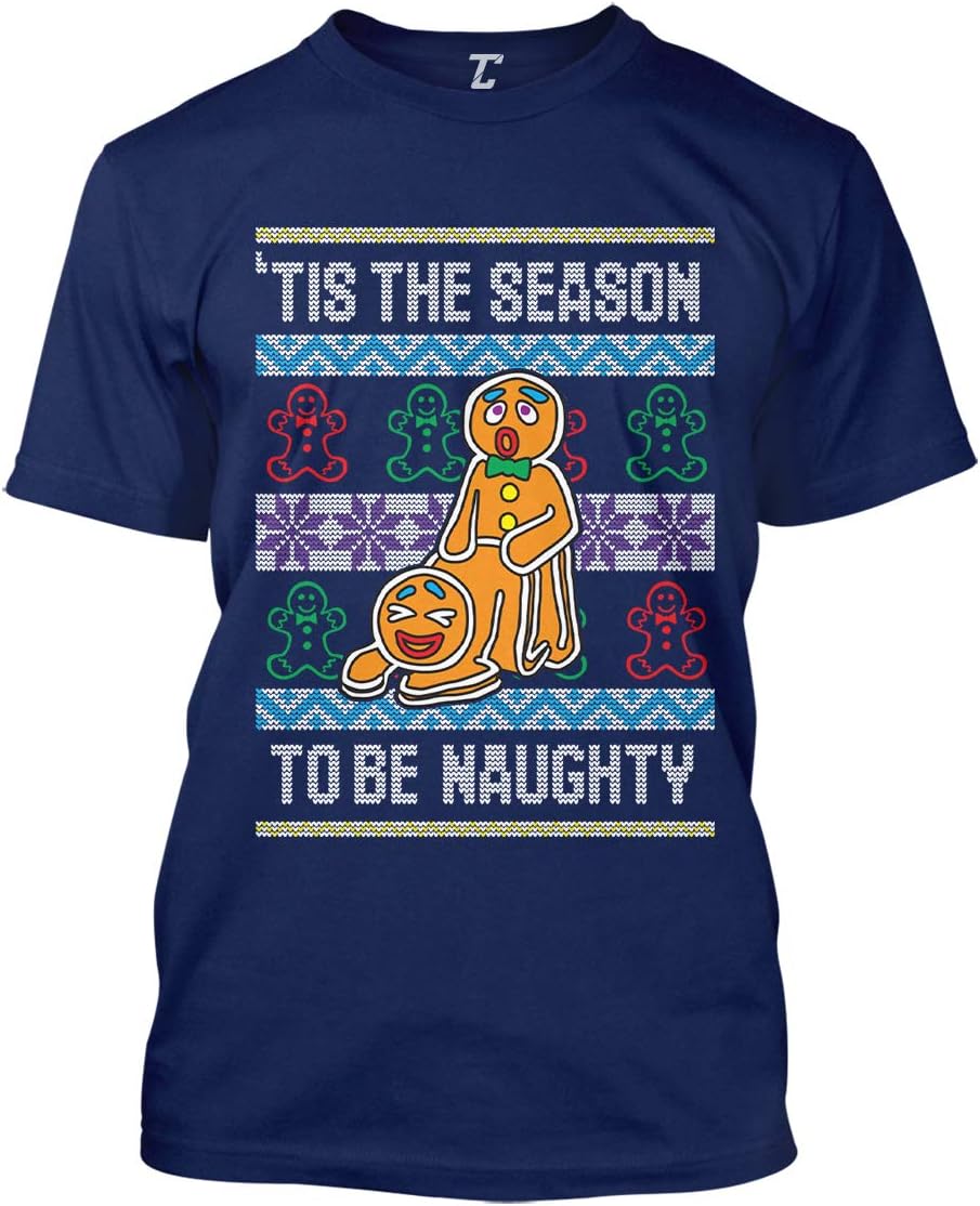 Tis The Season to Be Naughty - Xmas Christmas Men's T-Shirt