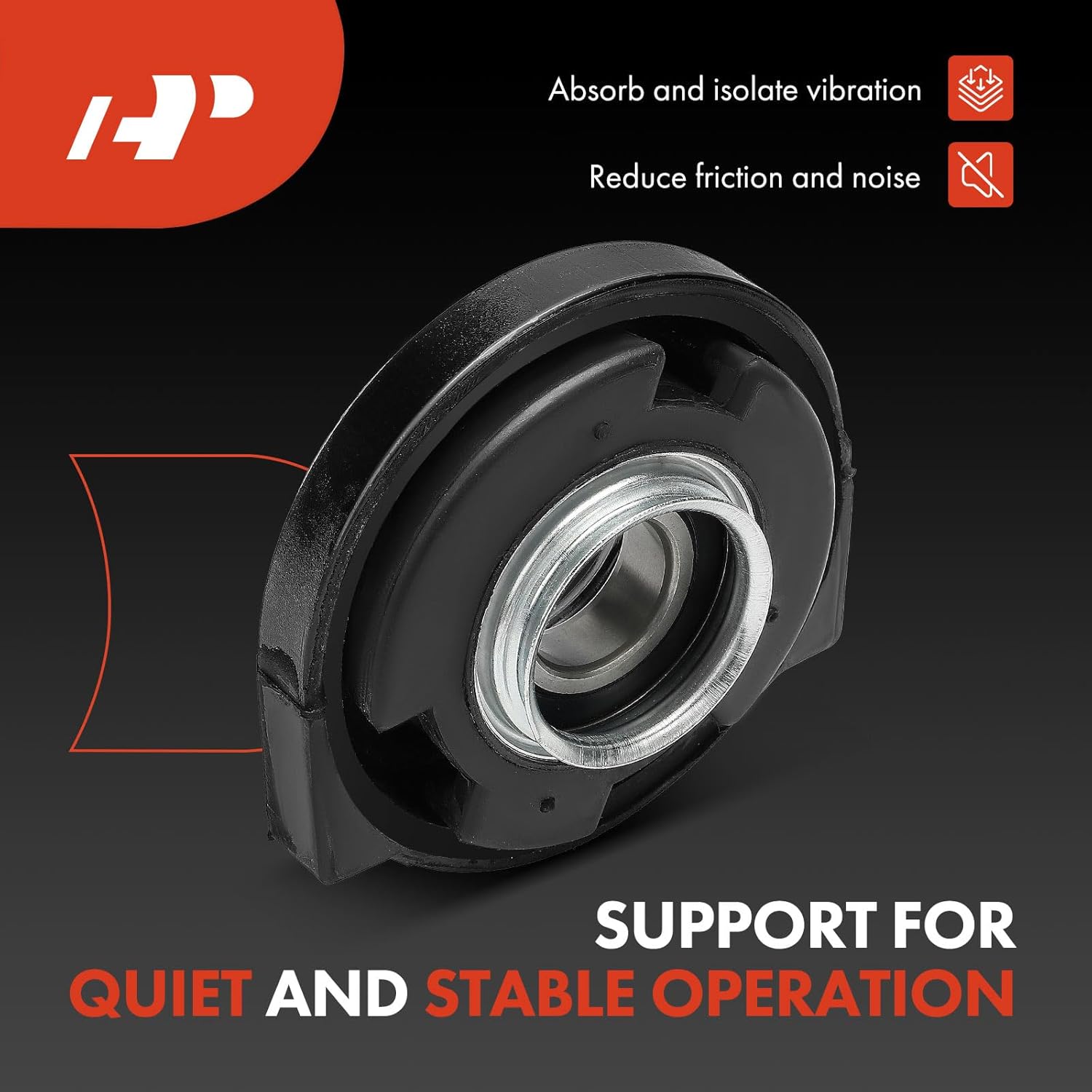 A-Premium Drive Shaft Center Support Bearing Compatible with Nissan Pathfinder 1989-1997, D21 1986-1994, Pickup 1995-1996, 4WD, Replace# 3752136G25, 3752134G25, Driveshaft Carrier Bearing