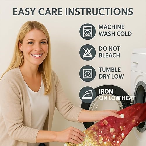 Miniatura 48 de Cortinas opacas de Navidad para niñas y niños, decoración del hogar, decoración navideña, árbol de acebo, estrella, Navidad, ojales, cortinas con