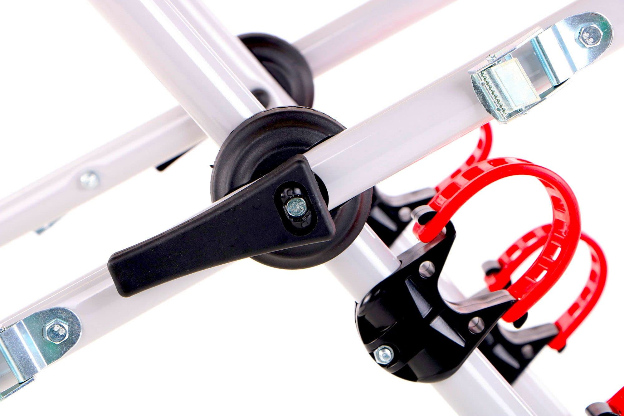 Bike 3 Trunk kompaktowy bagażnik rowerowy ze stali z łatwym mocowaniem na tylnych drzwiach