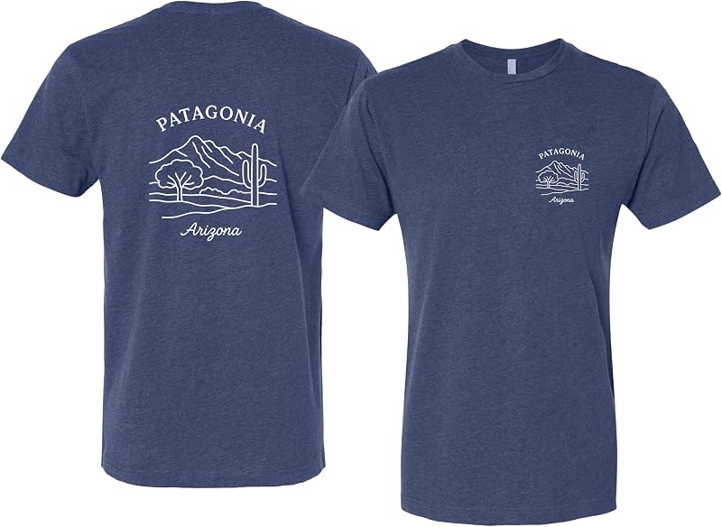 Patagonia Arizona Minimalistic Design Souvenir Unisex Cotton Crew Neck T-Shirt